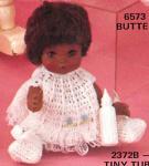 Effanbee - Tiny Tubber - Crochet Classics - Dress - African American - Doll